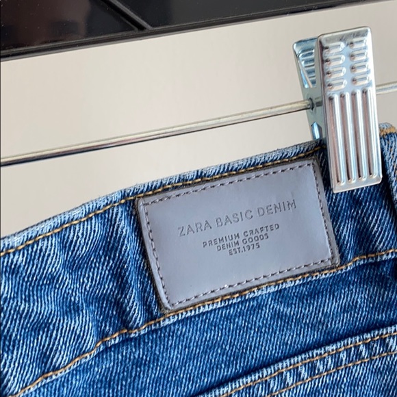 Zara wide leg track stripe denim - Picture 4 of 8